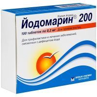 Йодомарин 200 таб. 200мкг №100 Menarini-Von Heyden/Германия