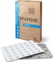 Мумие+экстракт чаги таб. 0,2г №60 Фарм-продукт/Россия