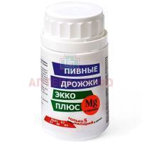 Дрожжи пивные таб. 450мг №100 с магнием Экко плюс