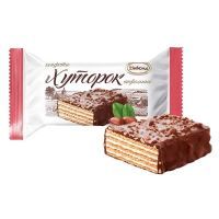 АККОНД Конфеты вафли ХУТОРОК шоколадно-арахисовые 1кг