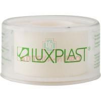 Лейкопластырь LUXPLAST катуш. 2,5х500см (гипоаллер. шелковая основа) (пласт. пенал) Yong Chemical/Корея