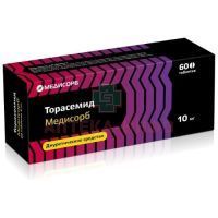 Торасемид Медисорб таб. 10мг №60 Медисорб