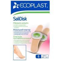 Лейкопластырь ECOPLAST SALIDISK мозол. набор 72х19мм №6 ЛСЭЗ НордеПласт/Латвия