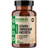 OVERVIT Альфа-Липоевая кислота капс. №60 Овер Фарма/Россия
