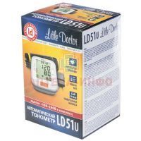 Тонометр LD-51U (автомат на плечо, адаптер, манжета 22-42см, память 2х90+сред., большой дисплей) Little Doctor/Сингапур