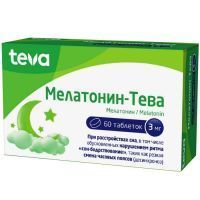 Мелатонин-Тева таб. 3мг №30 Рубикон/Беларусь
