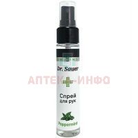 Спрей DR SAUER PEPPERMINT д/рук с антибакт. эффектом 60мл Арома Пром