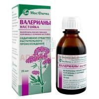 Валерианы настойка фл.-кап. 25мл Мосфармфабрика