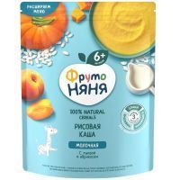 Каша ФРУТОНЯНЯ молочн. рис/тыква/абрикос 200г Прогресс
