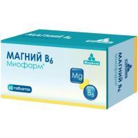 Магний В6 Миофарм таб. №60 Миофарм/Россия