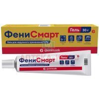 Фенисмарт туба(гель д/наружн. прим.) 0,1% 30г №1 Glenmark Pharmaceuticals Ltd/Индия