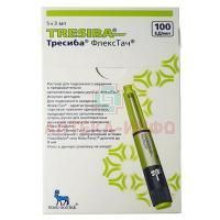 Тресиба картридж в шприц-ручке ФлексТач (р-р д/подкож. введ.) 100 ЕД/мл 3мл №5 Novo Nordisk/Дания