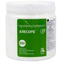 Алесорб Энтеросорбент бан.(пор. д/приг. сусп.) 50г Фармацевтическая фабрика