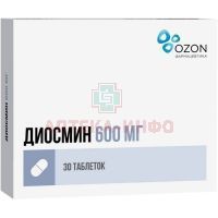 Диосмин таб. п/об. 600мг №30 Озон