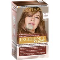 LOREAL EXCELLENCE Creme крем-краска д/волос с тройным уходом тон 7U (универс. русый) L Oreal/Франция