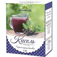 Кисель АЛТАЙФЛОРА "Сладкая ягодка" Черноплодно-рябиновый 1кг (пак.) Алтайская чайная компания/Россия