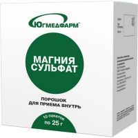 Магния сульфат пор. 25г №10 Югмедфарм/Россия
