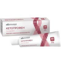 Кетопрофен туба(крем д/наружн. прим.) 5% 30г №1 Усолье-Сибирский химфармзавод