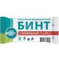 Бинт КЛИНСА марлев. стер. 7м х 10см Навтекс
