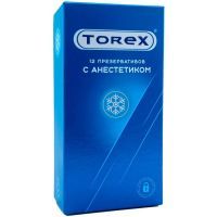 Презерватив TOREX с анестетиком №12 Бергус/Россия