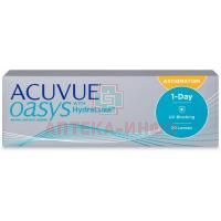 Линзы ACUVUE OASYS WITH HYDRALUXE (1 день) BC 8.5  контактные мягкие корриг. (-3,75) №30 Johnson & Johnson Vision Care (Vistakon)