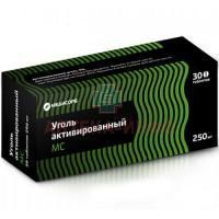 Уголь активированный МС таб. 250мг №30 Медисорб