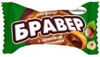 АККОНД конфеты БРАВЕР с ореховой начинкой 1кг