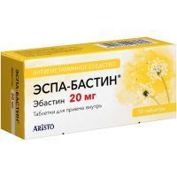 Эспа-Бастин таб. п/пл.об. 20мг №10 Laboratorios Medicamentos Internacionales/Испания
