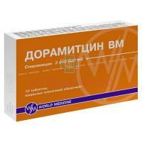 Дорамитцин ВМ таб. п/пл. об. 3000000МЕ №10 World Medicine Ilac San. ve Tic. A.S./Турция