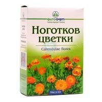 Календулы цветки (ноготков цветки) пак. 50г Фитофарм