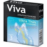 Презерватив VIVA №3 Ультратонкие Suretex/Таиланд