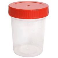 Контейнер д/биоматериалов стер. с винт. крышкой 100мл (инд. уп.) Пластилаб Индустрия