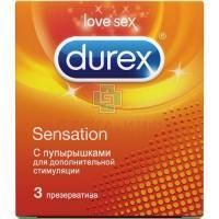 Презерватив DUREX Sensation (точечная структура) №3 Reckitt Benckiser Healthcare/Великобритания
