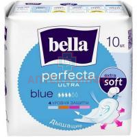 Прокладки гигиенические BELLA PERFECTA Blue Ultra Maxi Extra Soft №10 TZMO S.A./Польша