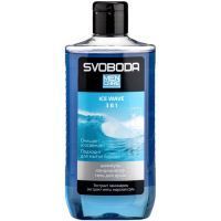 Шампунь-кондиционер SVOBODA MEN гель-душ 3в1 Ice wave 290мл Свобода/Россия