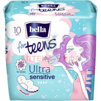 Прокладки гигиенические BELLA FOR TEENS Ultra Sensitive №10 Белла/Россия