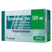 Фромилид уно таб. пролонг. п/пл. об. 500мг №5 KRKA/Словения