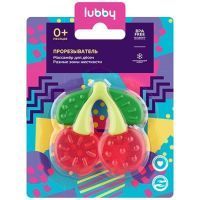 Прорезыватель д/зубов LUBBY "Вишня" вод. 0мес. (арт. 32067) Ningbo Royal Union/Китай