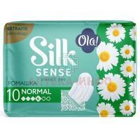Прокладки гигиенические OLA Silk Sense Classic DEO Normal №10 (ромашка) Hygiene Kinetics