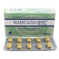 Кансалазин таб. кишечнораств. п/пл.об 500мг №50 Канонфарма Продакшн