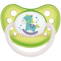 Соска-пустышка CANPOL BABIES Toys Анатомическая латексная (6-18мес.) (арт. 23/260) Зеленый Canpol Babies/Польша