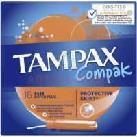 Тампоны гигиенические TAMPAX Compak Super Plus №16 с апплик. Hygienett/Венгрия