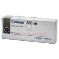 Солиан таб. 200мг №30 Delpharm Digon/Франция