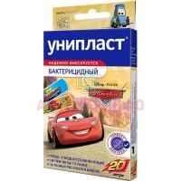 Лейкопластырь бактерицидный УНИПЛАСТ д/детей "Тачки" №20 Верофарм ОАО