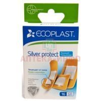 Лейкопластырь ECOPLAST "Silver Protect" набор №16 (ткан. основа) ЛСЭЗ НордеПласт/Латвия