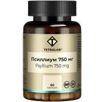 Псиллиум TETRALAB капс. №60 Квадрат-С