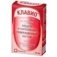 Лосьон КЛАВИО д/ногтей Укрепляющий на основе хитозана 20мл Зеленая Дубрава