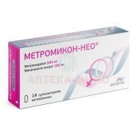 Метромикон-Нео супп. ваг. 500мг + 100мг №14 Фармаприм/Молдавия/Авексима Сибирь
