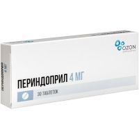 Периндоприл таб. 4мг №30 (10х3) Озон