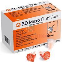 Игла Micro-Fine + 31G 0,25х6мм №100 Becton Dickinson/США